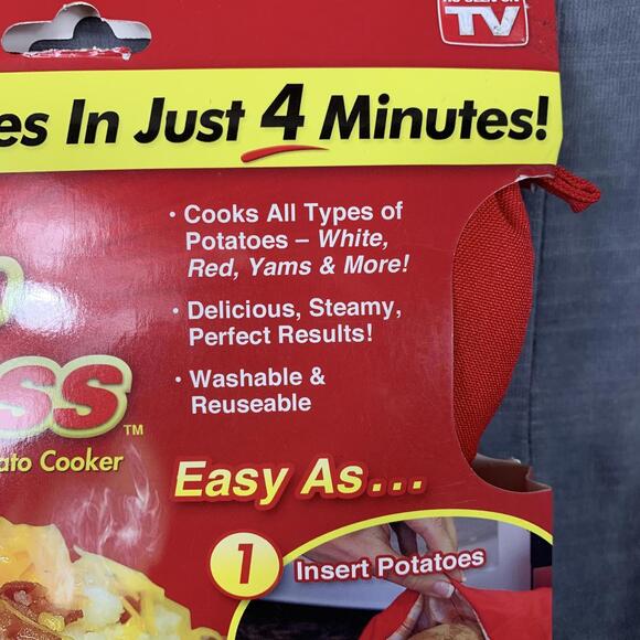 Potato Express Microwave Potato Cooker - Fast & Easy Cooking - Picture 2 of 8